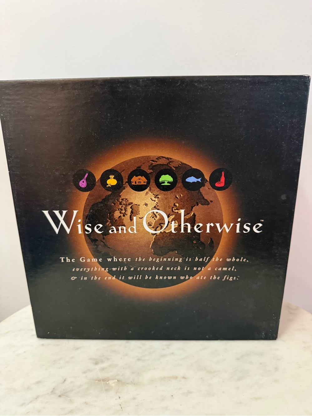 Wise and Otherwise Board Game Bluffing Party Word Family Game 100% COMPLETE